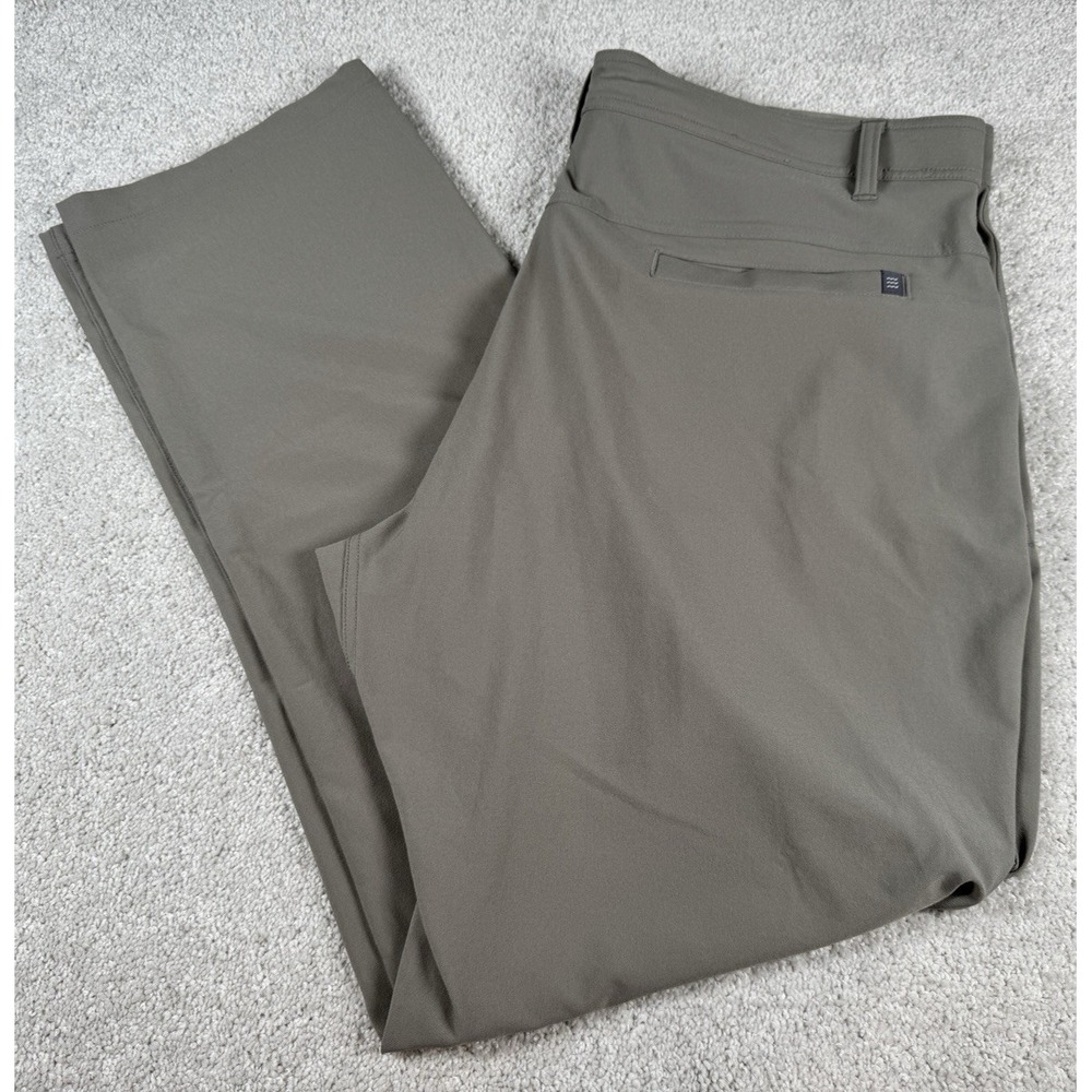 FREE FLY Nomad Golf Pants Mens 38X32 Lt Green Lightweight Quick Dry Stretch Pant